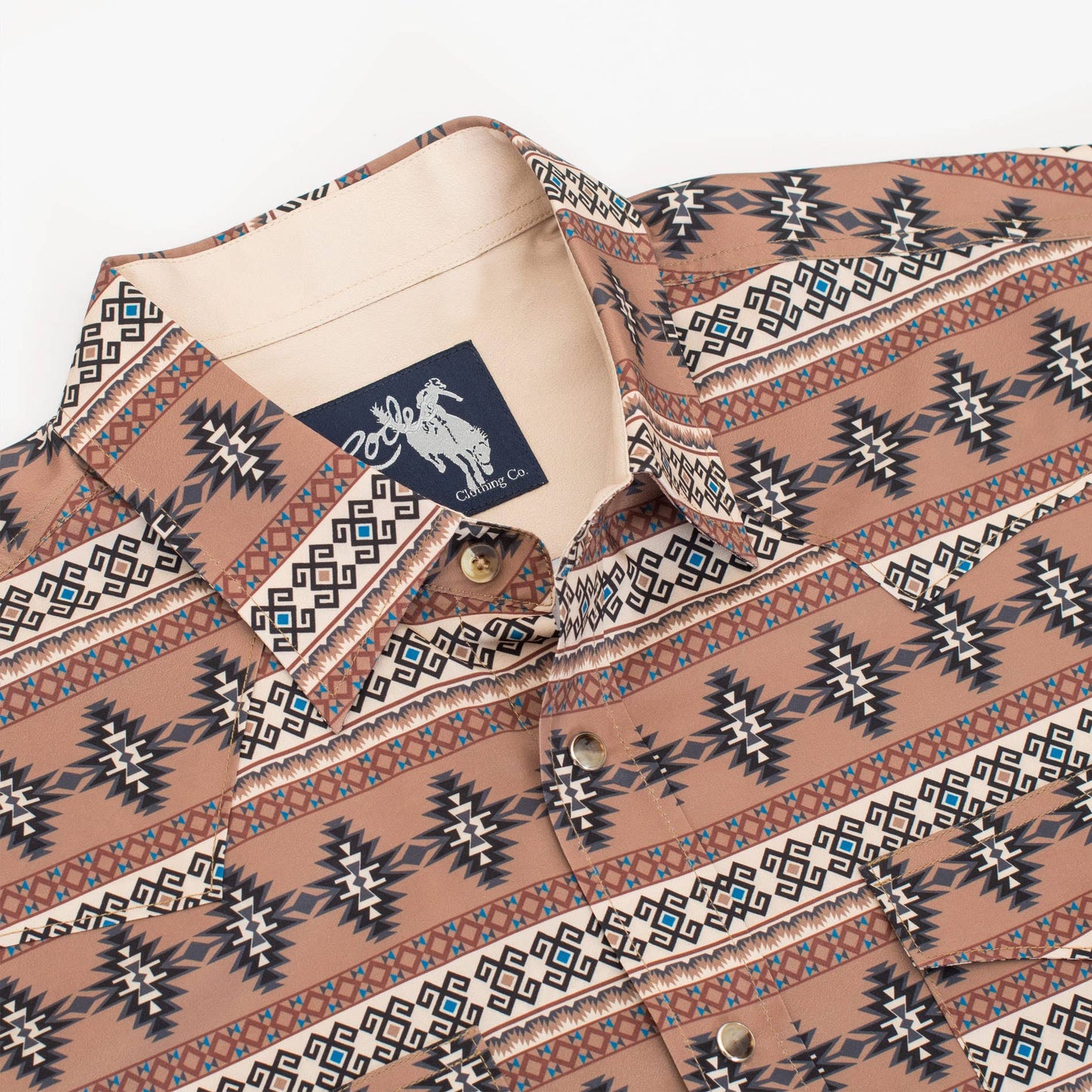 Rodeo Clothing | Chemise | Tan Aztec (XL & XXL)