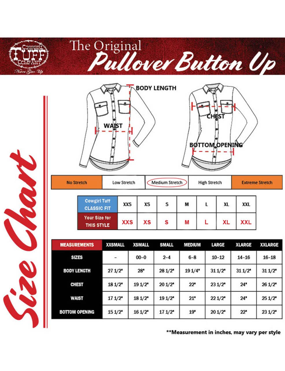 Cowgirl Tuff | Chemise Pullover | Lace Sleeves In Rich Red Satin | X-Large