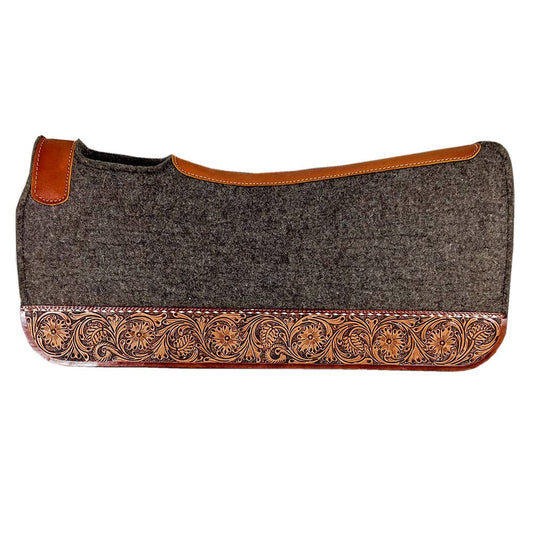 Tapis de Selle | Wool Felt Horse W/ Distressed Wear Leather