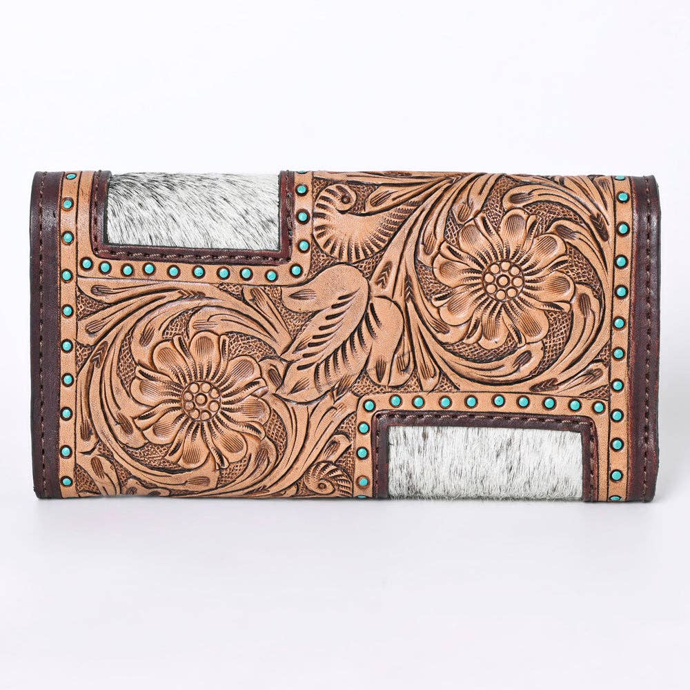 Portefeuille | Fleuri Turquoise