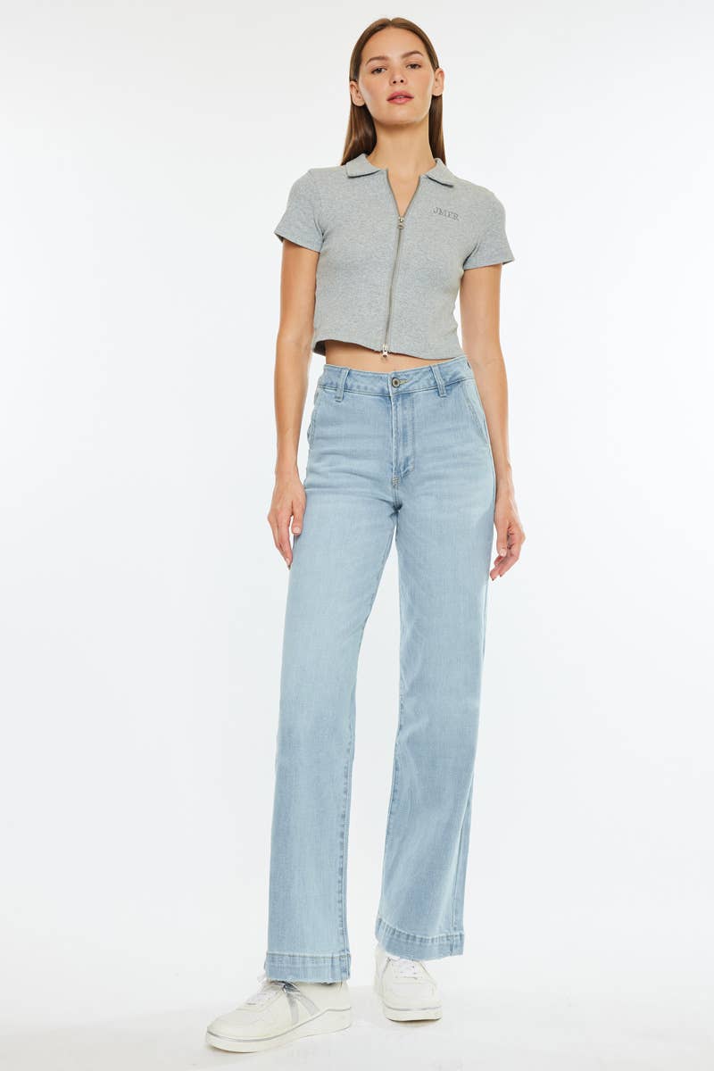 Kancan | High Wide Leg Trouser