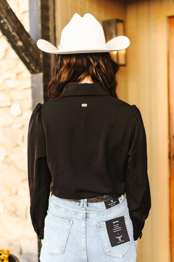 L&B | Chemise | Black Pearl Puff