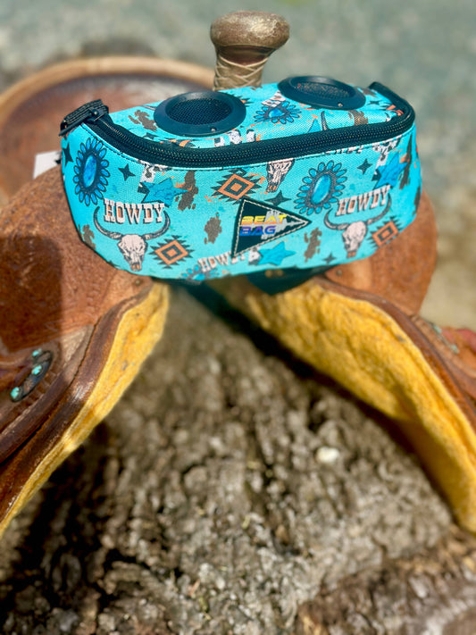 Beat Bag | Turquoise Howdy