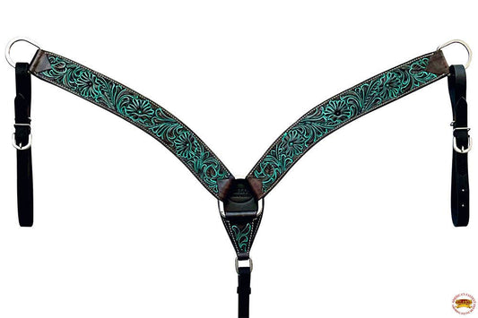 Bricole | Dark Floral Turquoise