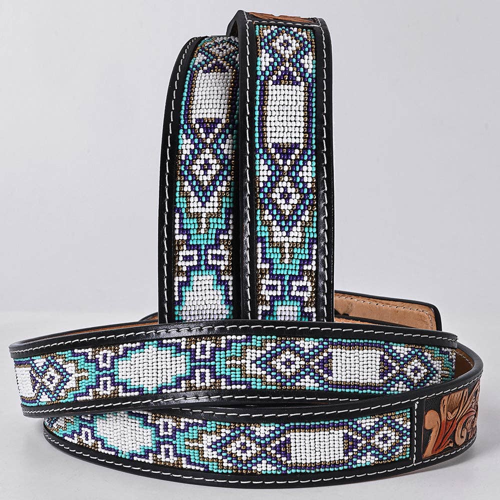 Ceinture | Billes Aztec Turquoise