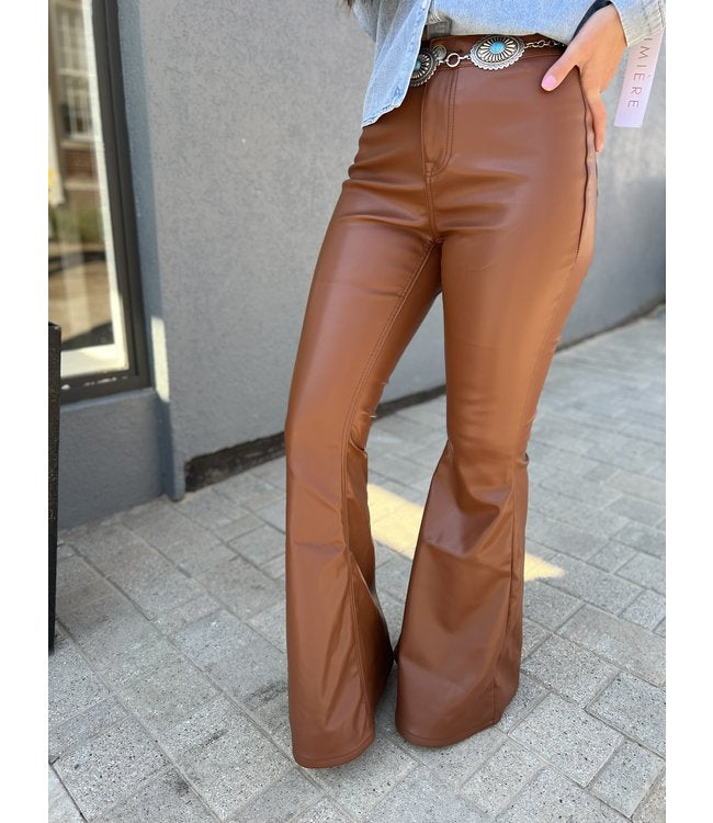 Rock & Roll | Leather Copper Flare