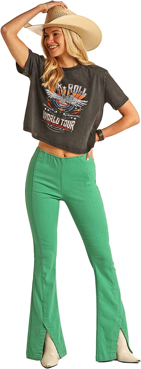 Rock & Roll | Kelly Green Flare | 25x34