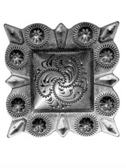 Concho | Silver Paisley