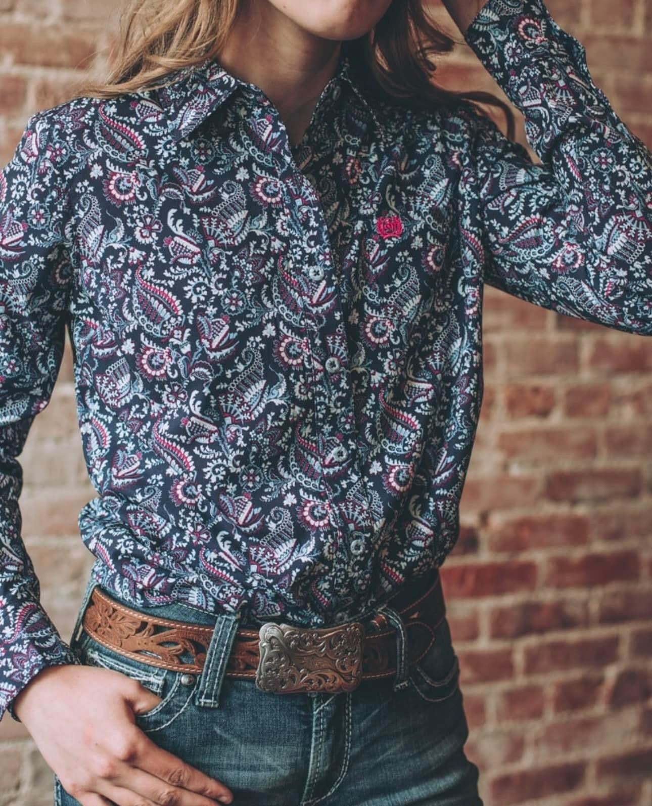 Cinch | Chemise | Paisley Marine | Large