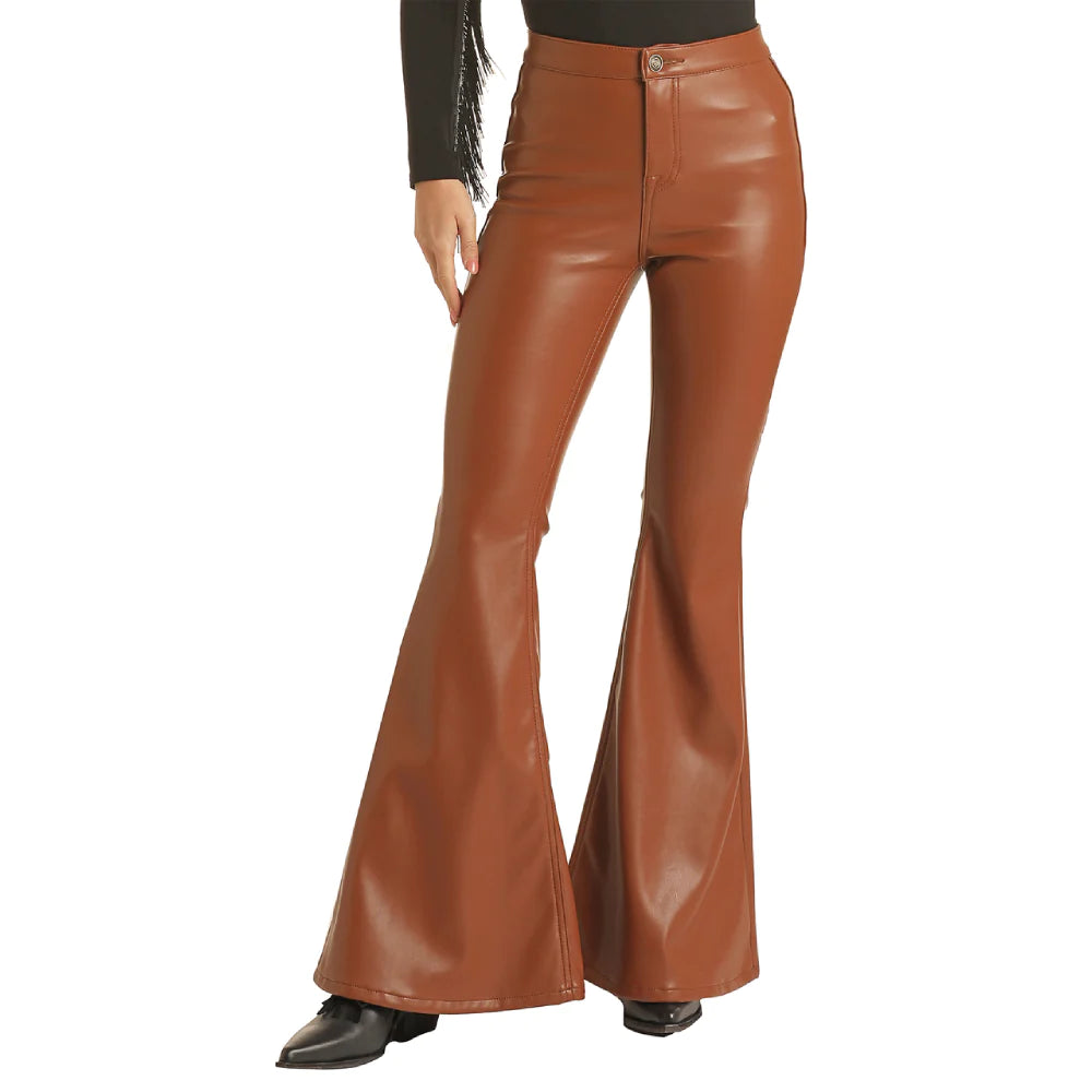 Rock & Roll | Leather Copper Flare
