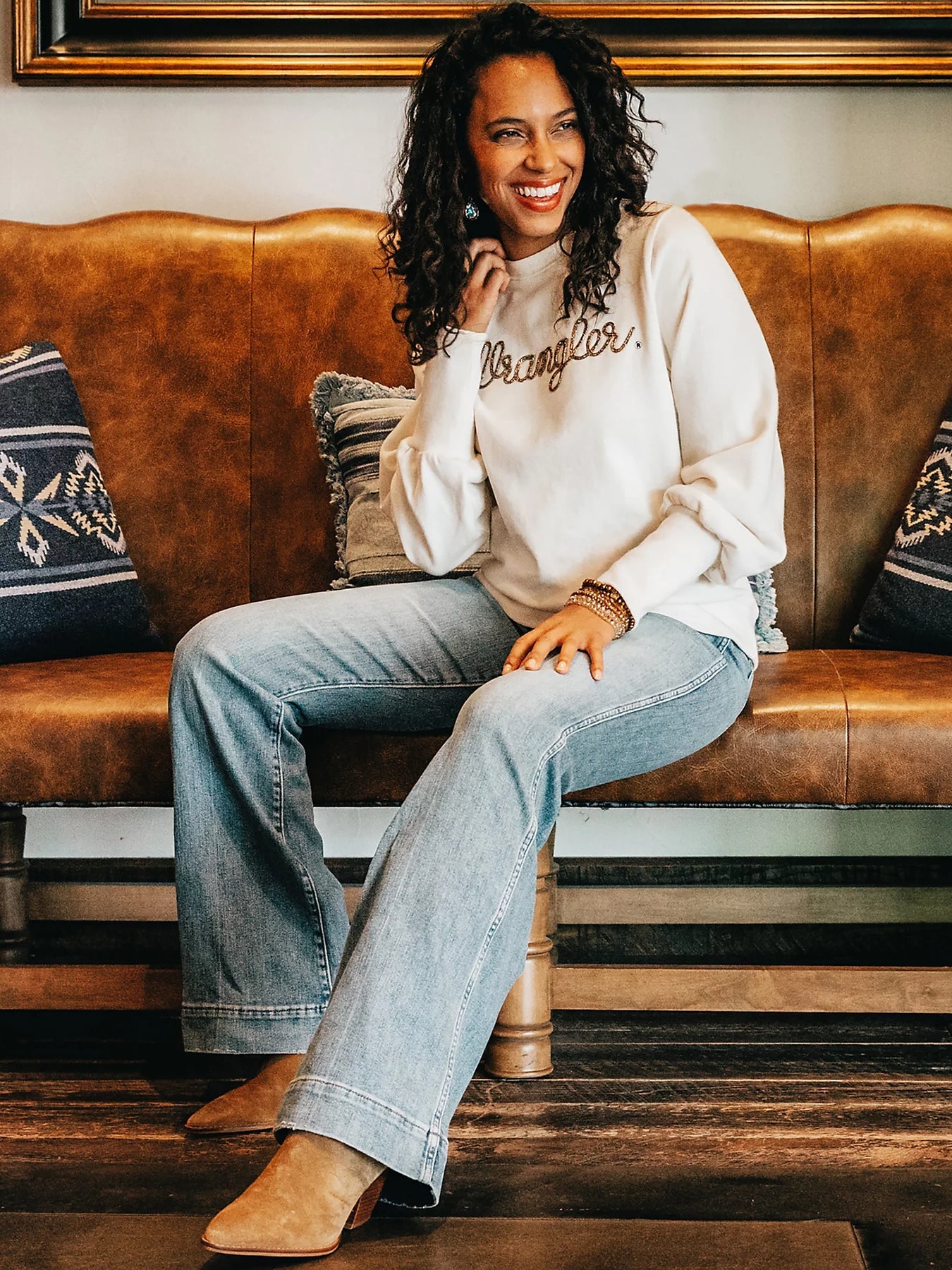 Wrangler High Emma Trouser (31x34 & 32x34)