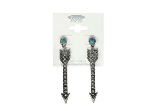 Boucles D’oreilles | Flèche Turquoise