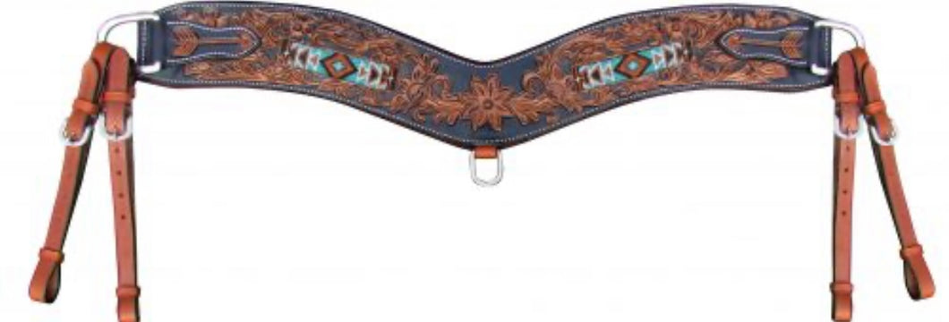 Tripping Collar | Tooled Navajo Turquoise