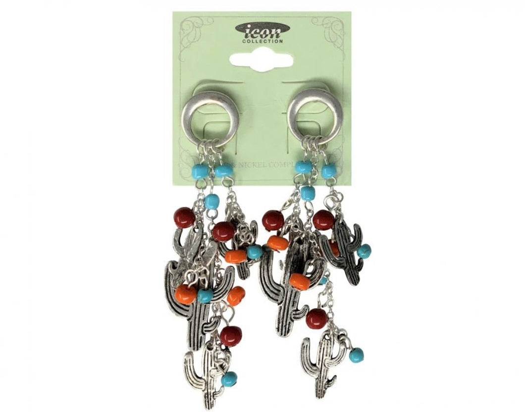 Boucles D’oreilles | Cactus et Billes