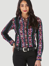 Load the image into the gallery, Wrangler | Shirt | Retro Aztec Black
