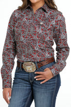 Load the image into the gallery, Cinch | Shirt | Red Paisley
