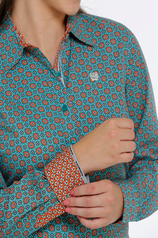 Cinch | Chemise | Teal Medallion (XS, M, L)