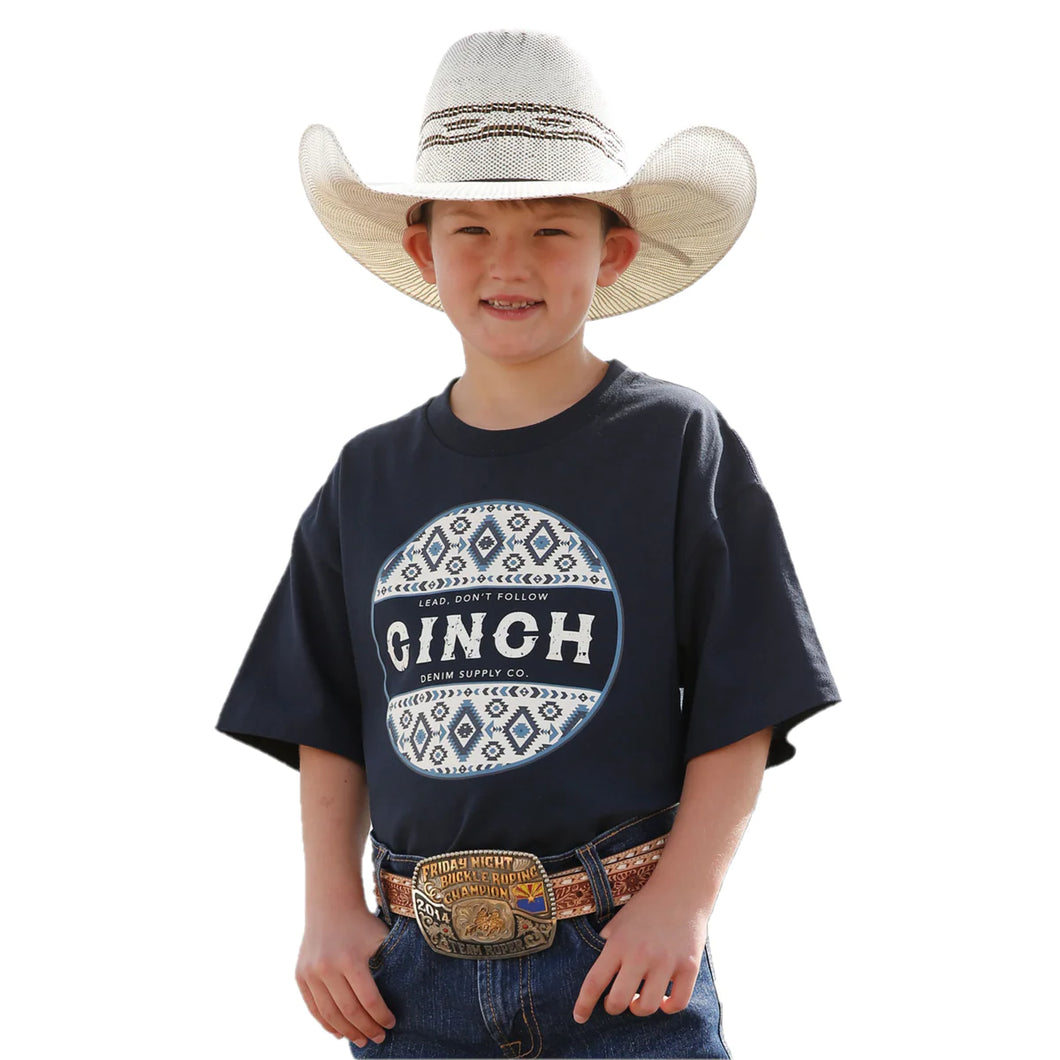 Toddler Boy's Cinch Denim Co. Navy Graphic T Shirt