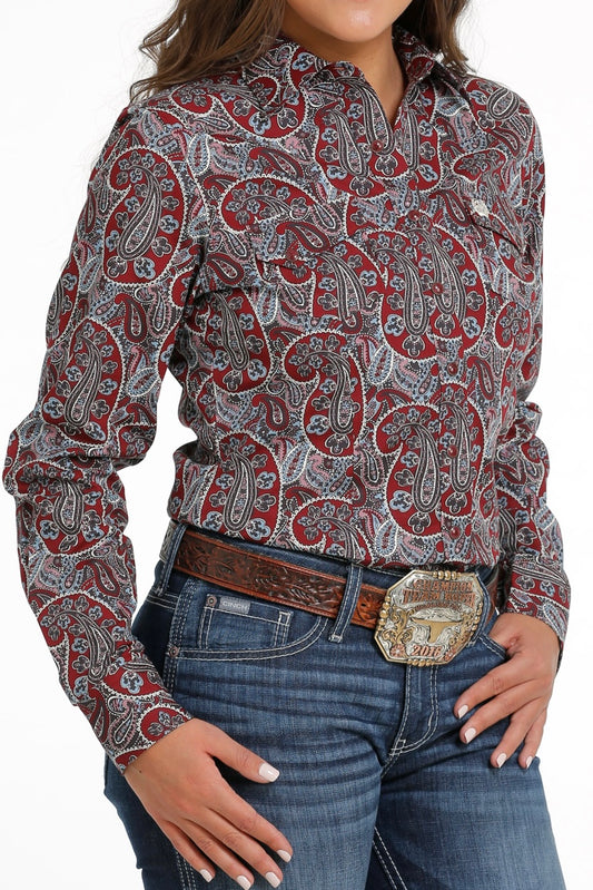 Cinch | Shirt | Red Paisley