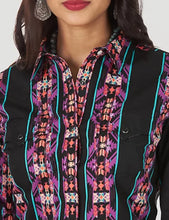 Load the image into the gallery, Wrangler | Shirt | Retro Aztec Black
