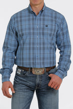 Load the image into the gallery, Cinch | Shirt | Blue Plaid | Large
