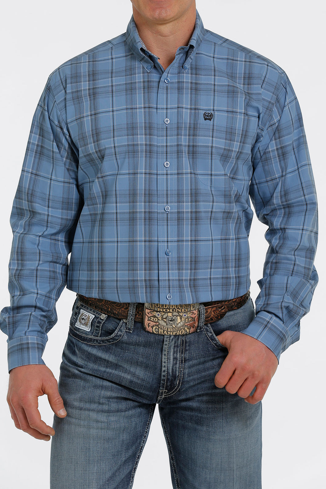 Cinch | Chemise | Plaid Bleu | Large