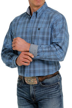 Load the image into the gallery, Cinch | Shirt | Blue Plaid | Large
