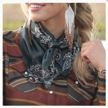 Load the image into the gallery,  Cruel Girl | Wild Rag | Olive Paisley
