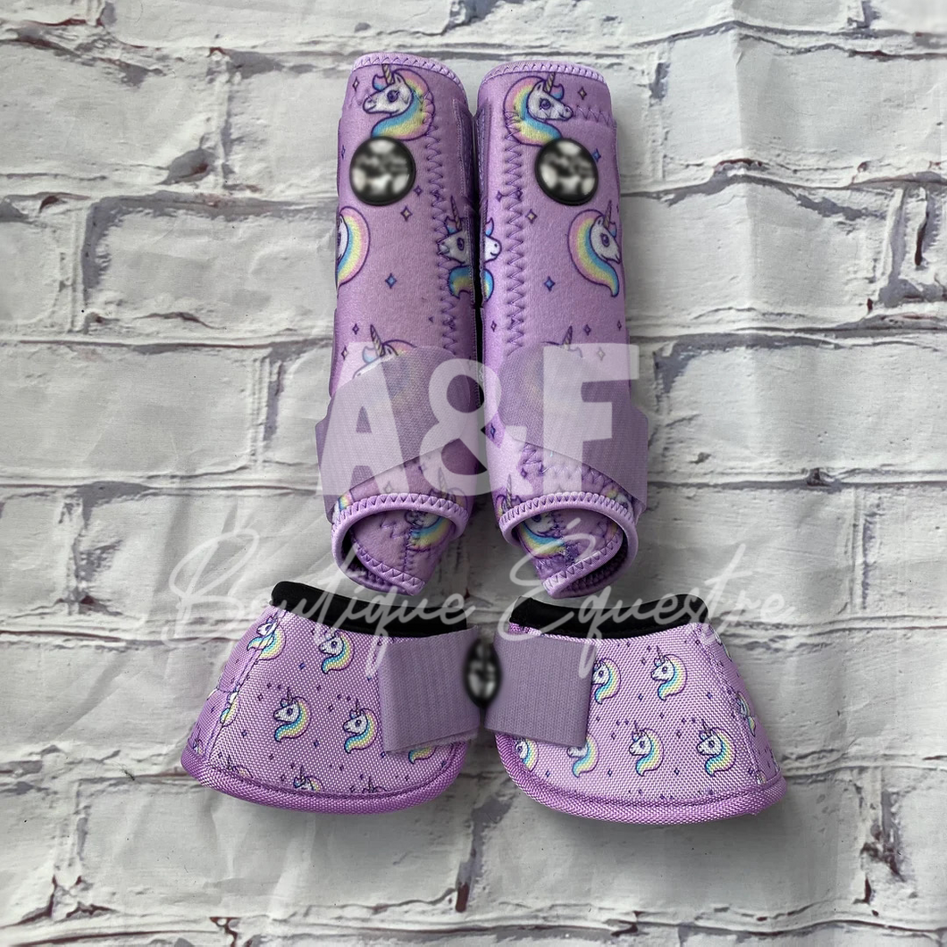 Boots and Bells | Purple Unicorns