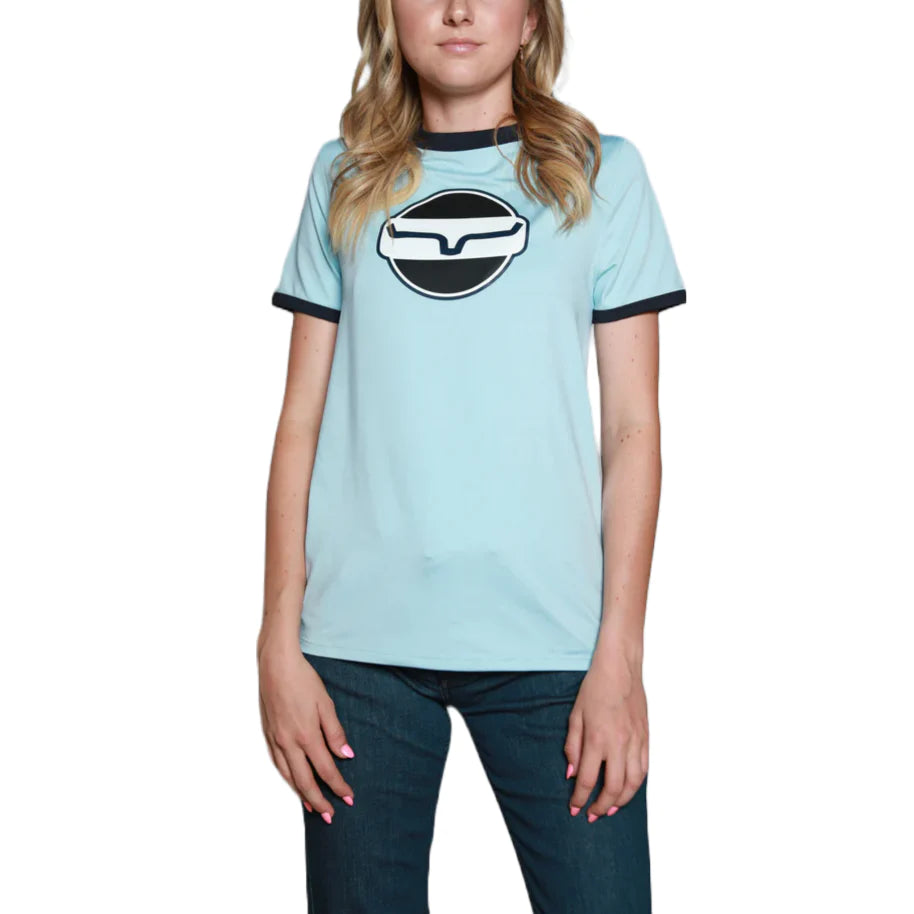 Kimes Ranch | T-Shirt | Rhythm Ringer Blue | X-Large