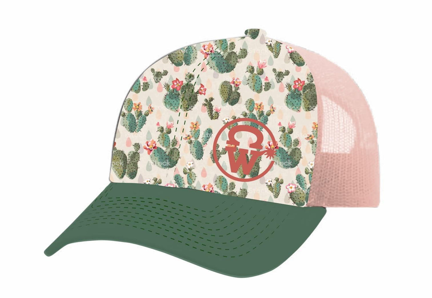 Crowellz | Casquette | Cactus Rose & Vert