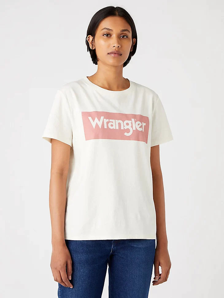 Wrangler | T-Shirt | Cream Logo