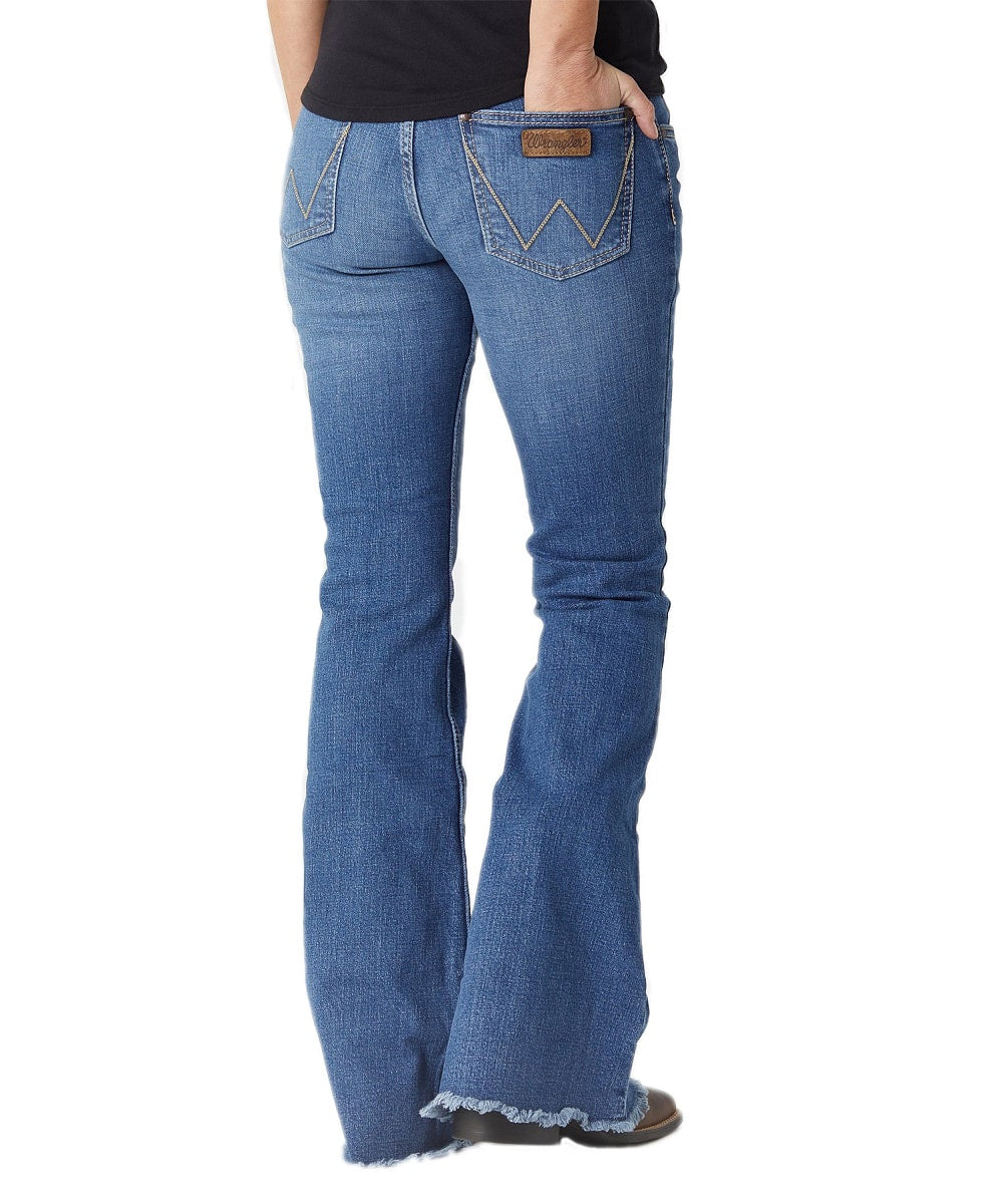 Wrangler | Retro Mae Raw Hem Flare | 11x36