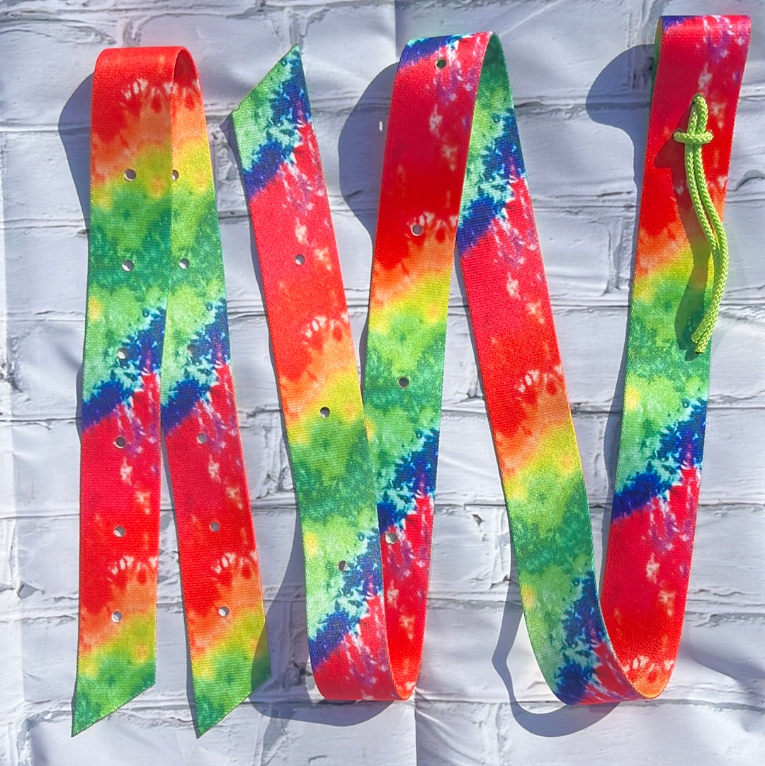 Ensemble de Sanglon & Contre-Sanglon | Tie Dye Néon