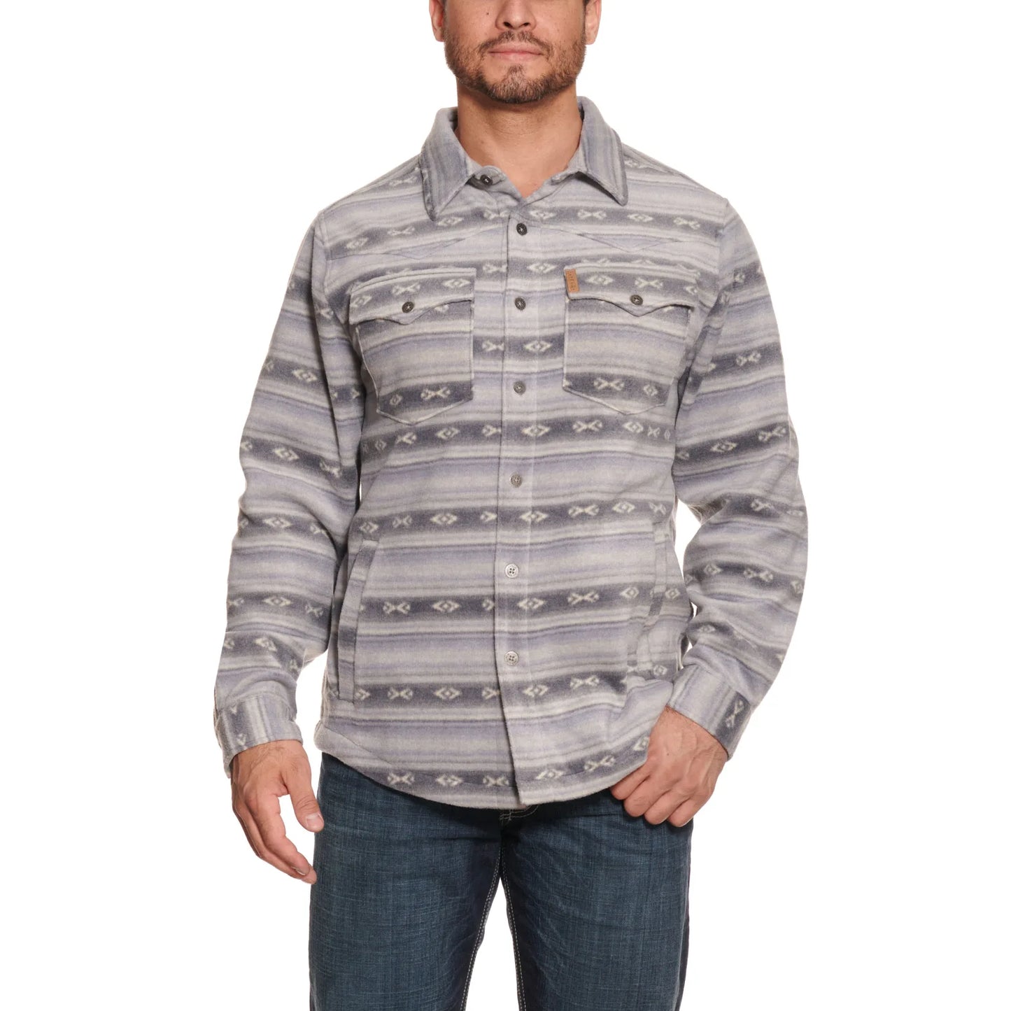 Cinch | Manteau | Serape Gris Aztec (XS, S)