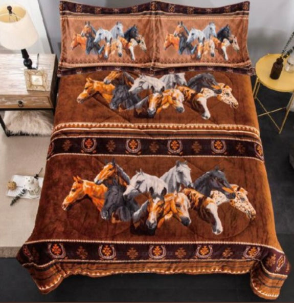 Bedding set | Horse Heads