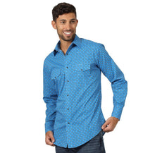 Load the image into the gallery, Wrangler | Shirt | Blue | Small
