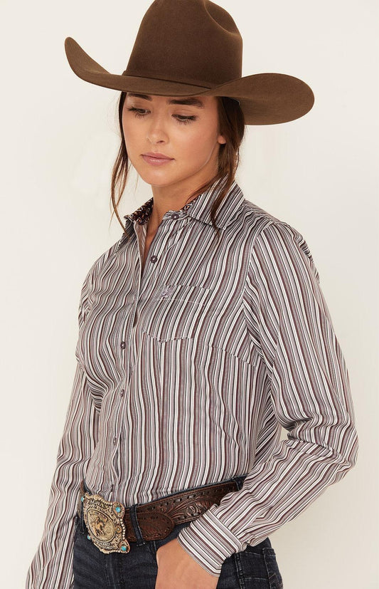 Cinch | Shirt | Purple &amp; Black Line