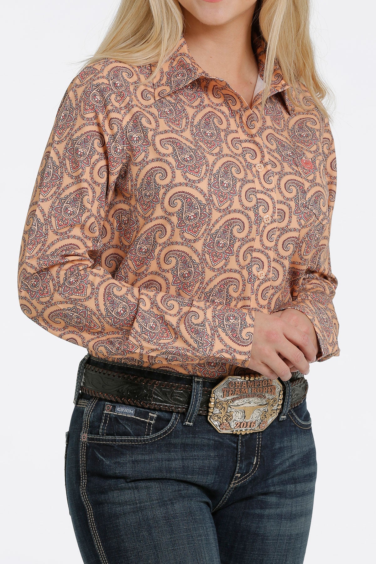 Cinch | Chemise | Paisley Saumon | X-Large
