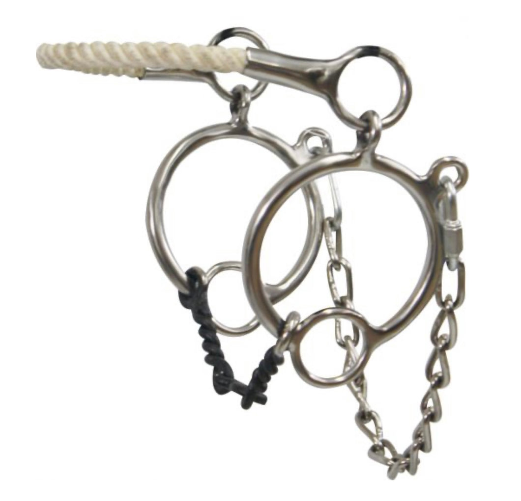 Mors Combo | Rope Nose DogBone Snaffle