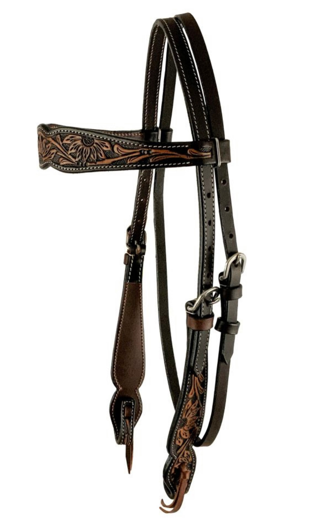 Headstall | Browband | Sunflowers Tooling