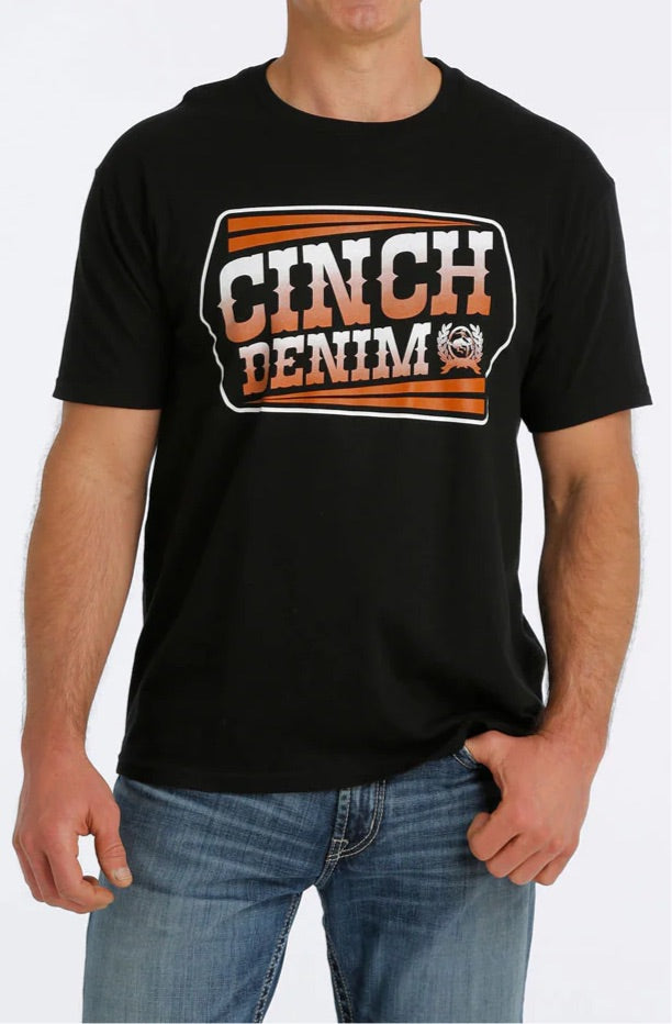 Cinch | T-Shirt | Ombre Orange | X-Large