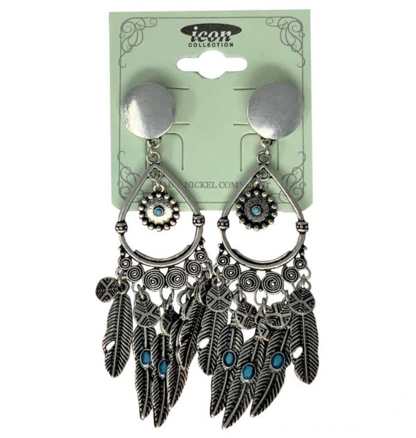 Boucles D’oreilles | Plumes