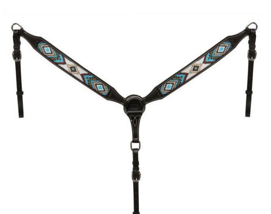 Bricole | Billes Turquoises & Blanches