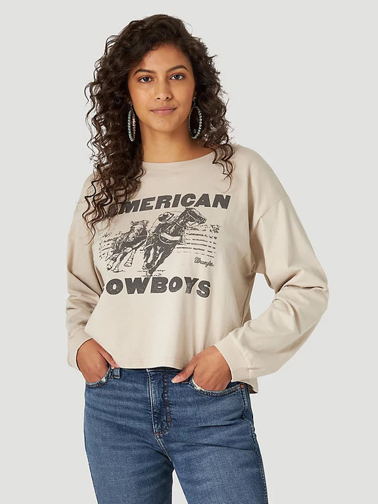 Wrangler | Chandail Crop | Cowboy Retro | X-Large