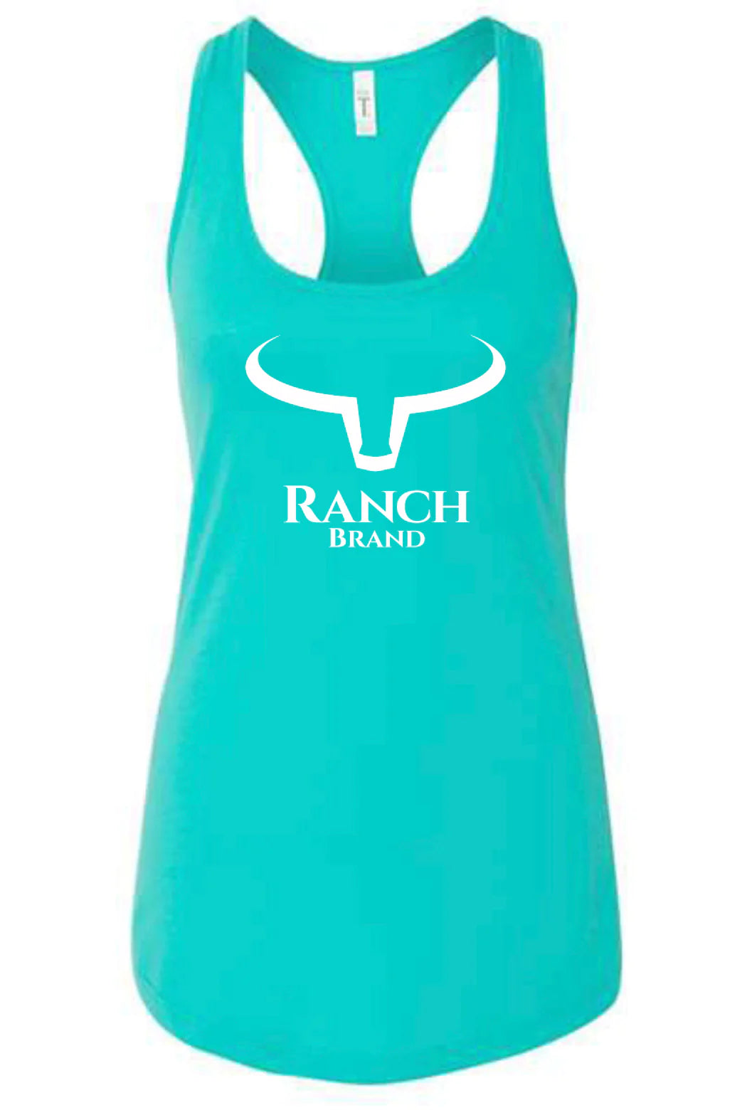 Ranch Brand | Tank | Teal & White Big Horn | Small