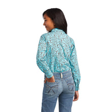 Load the image into the gallery, Ariat | Shirt | Turquoise Bucking Bronc
