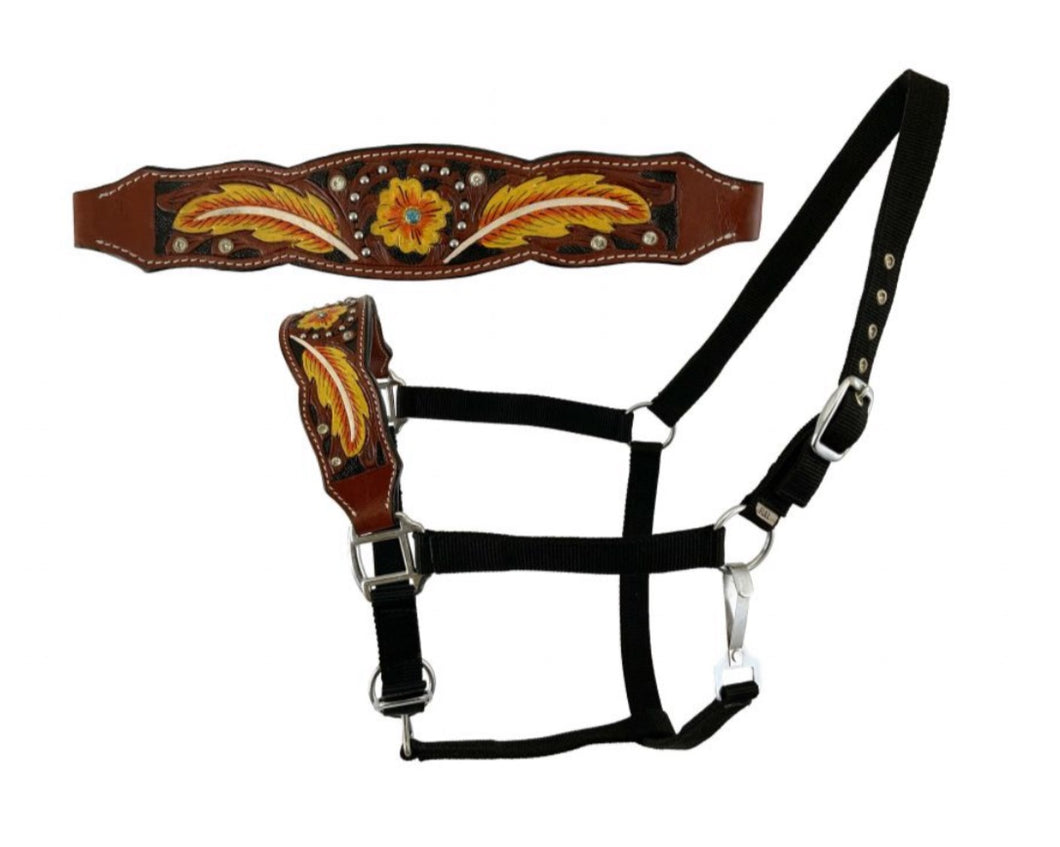 Licol | Noseband Plumes