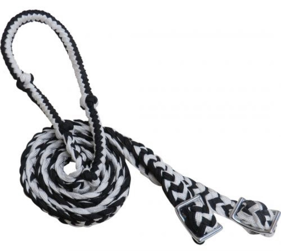 Barrel Reins | Black & White