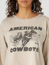 Load the image into the gallery, Wrangler | Cropped Tee | Retro Cowboy
